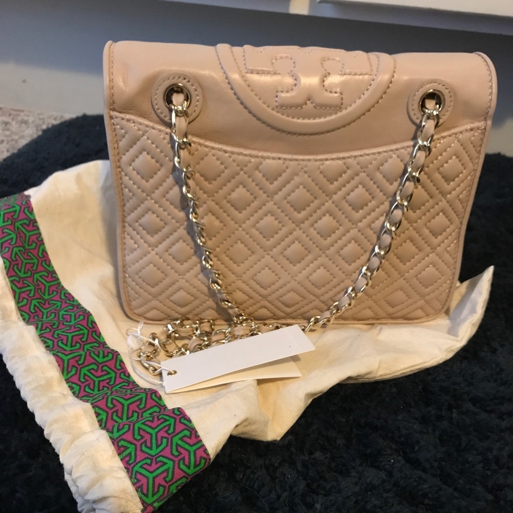 Tory Burch medium Fleming convertible bag.
